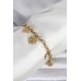 316L Çelik Gold Renk Charmlı Kadın Bileklik - TJ-BB8382