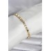 Pirinç Gold Renk Zirkon Taşlı Yıldız Model Kadın Bileklik - TJ-BB8405