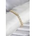 Pirinç Gold Renk Arpa Model Kadın Bileklik - TJ-BB8408