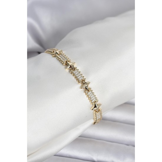 Xuping Kutup Yıldızlı Gold Renk Kadın Bileklik - TJ-BB8435