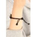 COOL (Havalı) Siyah Deri İpli Unisex Mood Bileklik - TJ-BB1984