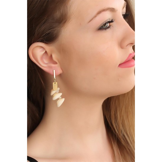 Deniz Kabuklu Bayan Küpe - TJ-BKP4231-KS