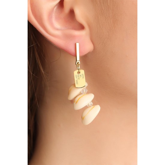 Deniz Kabuklu Bayan Küpe - TJ-BKP4231-KS