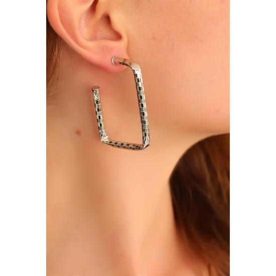 Bayan Kare Küpe - TJ-BKP4270-KS