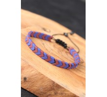 Mor Taşlı Erkek Bileklik - TJ-EB2752-KS