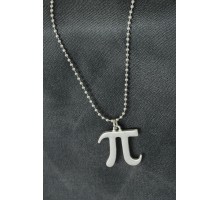 Pi Sayısı Tasarımlı Metal Erkek Kolye - TJ-ERK902-KS