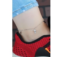 Zirkon Taşlı Silver Renk Kaplama Hal Hal - TJ-HH979-KS