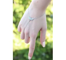 Yusufçuk Figürlü Zirkon Taşlı Silver Renk Şahmeran Bileklik - TJ-SN479-KS