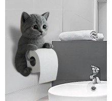 Kedi Tasarımlı Tuvalet Kağıtlığı