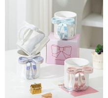 Kurdale Motifli Seramik Kupa Bardak