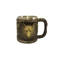 Kurt Detaylı Çelik Kupa