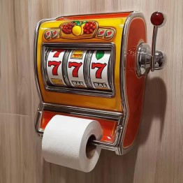 Rulet Tasarımlı Tuvalet Kağıtlığı