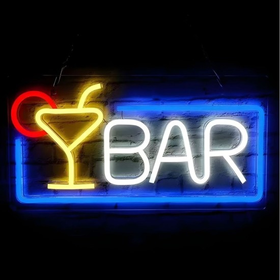 toptan-xml-dropshipping-Bar Yazılı Neon Led