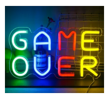 Game Over Yazılı Neon Led MZ-N3