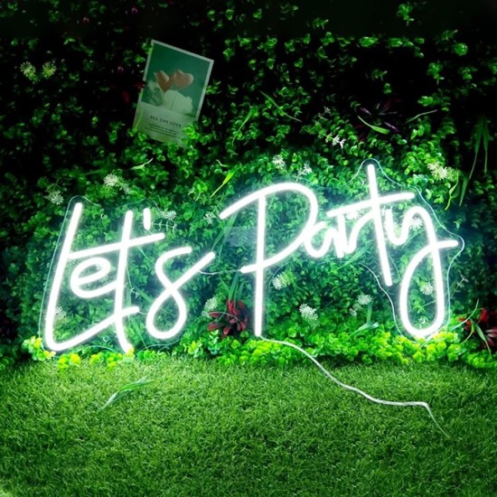 toptan-xml-dropshipping-Let'S Party Yazılı Neon Led