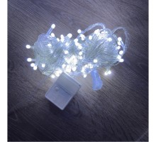 10 M 100 Led Damla Uçlu Beyaz Işık Şeffaf Kablo MZ-17-1