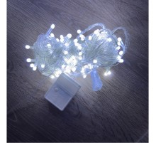 10 M 100 Led Damla Uçlu Beyaz Işık Şeffaf Kablo MZ-17-1