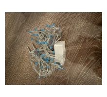 10 M 100 Led Damla Uçlu Mavi Işık Şeffaf Kablo MZ-17-6