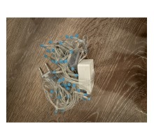 10 M 100 Led Damla Uçlu Mavi Işık Şeffaf Kablo MZ-17-6