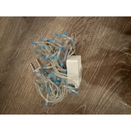 10 M 100 Led Damla Uçlu Mavi Işık Şeffaf Kablo MZ-17-6