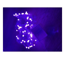 10 M 100 Led Damla Uçlu Pembe Işık Şeffaf Kablo MZ-17-9