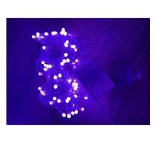 10 M 100 Led Damla Uçlu Pembe Işık Şeffaf Kablo MZ-17-9