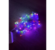 10 M 100 Led Damla Uçlu RGB Işık Şeffaf Kablo MZ-17-10