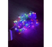 10 M 100 Led Damla Uçlu RGB Işık Şeffaf Kablo MZ-17-10