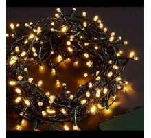 10 M 100 Led Boncuk Lamba Gün Işığı Siyah Kablo MZ-18-4