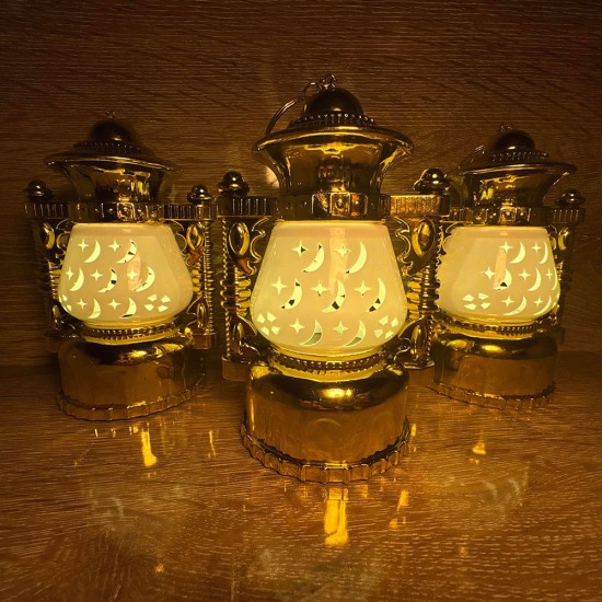 toptan-xml-dropshipping-Ramazan Kandili 10cm 12 li Kutu Dekoratif LED Aydınlatma