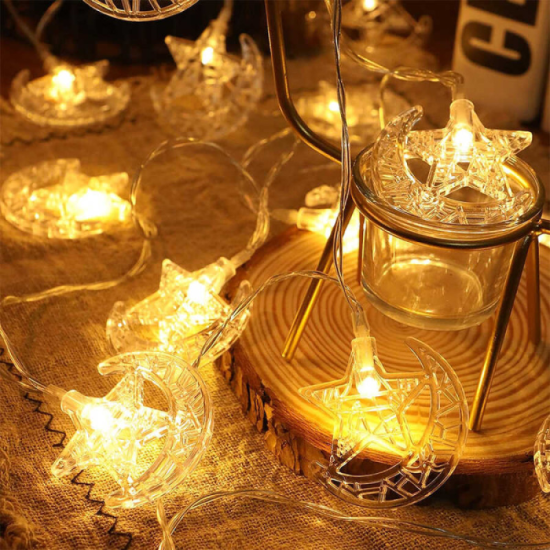 toptan-xml-dropshipping-3 M 20 Led 2 Kademeli Ay-Yıldız Pilli Led Işık 306