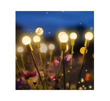 2 li Solar Bahçe Aydınlatması 8 Ledli 2 Modlu Gün Işığı