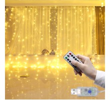 Tel Perde Led 3*3m 300 Led Gün Işığı