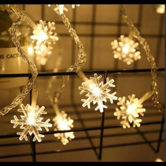 toptan-xml-dropshipping-Kar Tanesi 5 M 28 Led Gün Işığı Kar Tanesi 4 Cm MZ-16-18