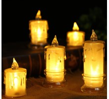 Led Işıklı Mum 11 Cm Gün Işığı 12 Li MZ235-57