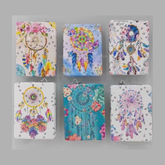 toptan-xml-dropshipping-12 li Büyüteçli Dikdörtgen Cep Aynası MZ-122