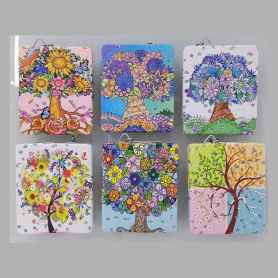 toptan-xml-dropshipping-12 li Büyüteçli Dikdörtgen Cep Aynası MZ-123