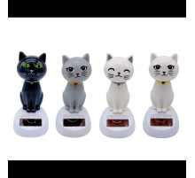 Güneş Enerjili Solar Sallanan Kedi 1 Adet