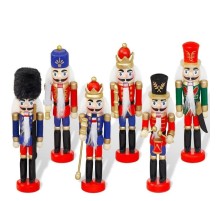 Kurşun Asker Ahşap Dekoratif Eşya 13 Cm 6 Lı Set