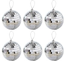 6 lı Çam Ağacı Süsü 4 Cm