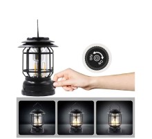 Bluetooth Hoparlör Özellikli Dimerli Led Kamp Lambası HS66