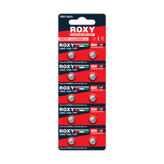 toptan-xml-dropshipping-AG4 LR66/626/377 18 Mah Alkalin Düğme Pil 10 Lu Paket