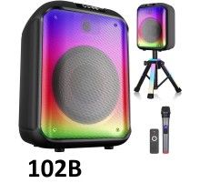 40 Watt 12 INCH Kablosuz Mikrofonlu Kumandalı FM/BT/USB ve TF Kart TRIPOD lu Anfili Hoparlör NDR-102B