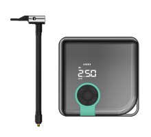 Taşınabilir Kompresörlü Basınç Göstergeli 4000mAh Şarj Edebilir Işıklı Akıllı Hava Pompası