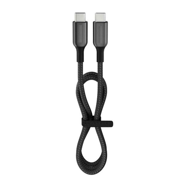 toptan-xml-dropshipping-60 Watt 3A Usb-C To Type-C  30CM Hızlı Şarj Kablosu Siyah FC37