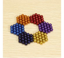 Renkli 216 Adet Mıknatıs Neocube Mıknatıs 5 Mm Neodyum