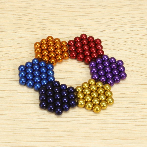 toptan-xml-dropshipping-Renkli 216 Adet Mıknatıs Neocube Mıknatıs 5 Mm Neodyum