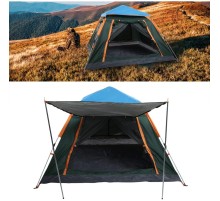 Tam Otomatik Su Ve Rüzgar Geçirmez Gölgelikli Tenteli 6 Kişilik Kamp Çadırı 240*240*155 Cm