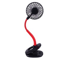 Portatif Işıklı Mini Klipsli Fan