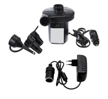 Yatak - Havuz Şişirme Boşaltma Pompası Araç Çakmak + 220V Çift Başlık